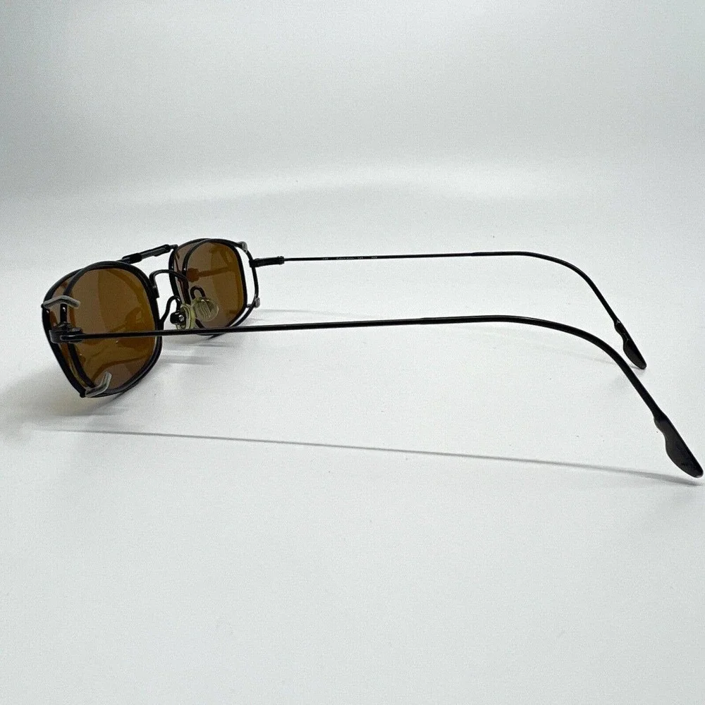 Calvin Klein 145‎ 568 Eyeglasses FRAME Clip On Sungglasses Italy H8809
